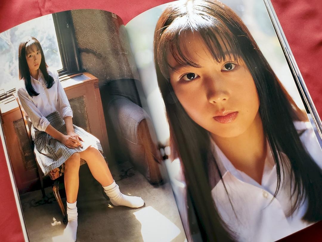 USED Pure Girl Photo Collection Baby Kiss with Obi Yoko Mitsuya Saori Nara