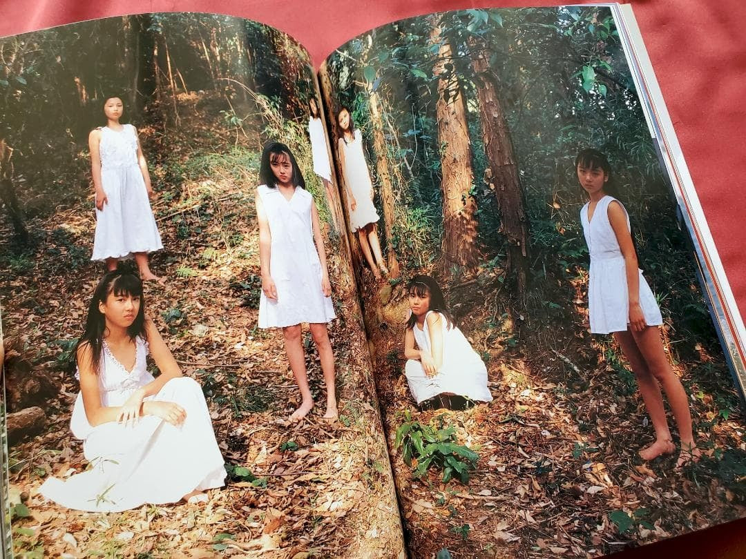 USED Pure Girl Photo Collection Baby Kiss with Obi Yoko Mitsuya Saori Nara