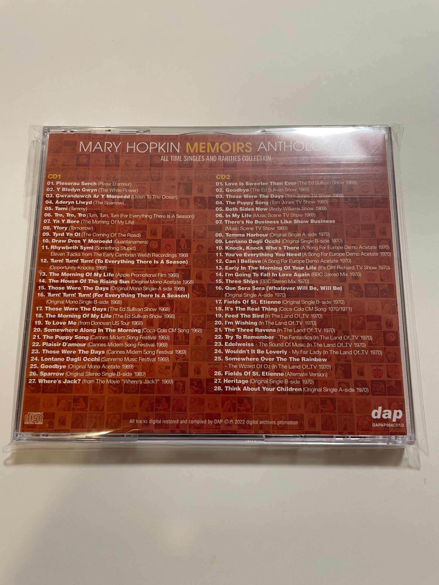 Mary Hopkin MEMOIRS Anthology 1 (2CD) NEW